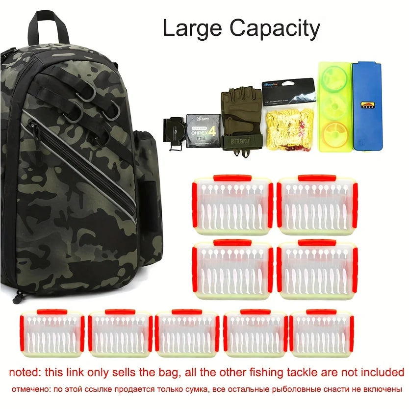 Buy Fishing Tackle Storage Bag Sling Backpack Online| Buy Fishing Tackle Storage Bag Sling Backpack Waterproof