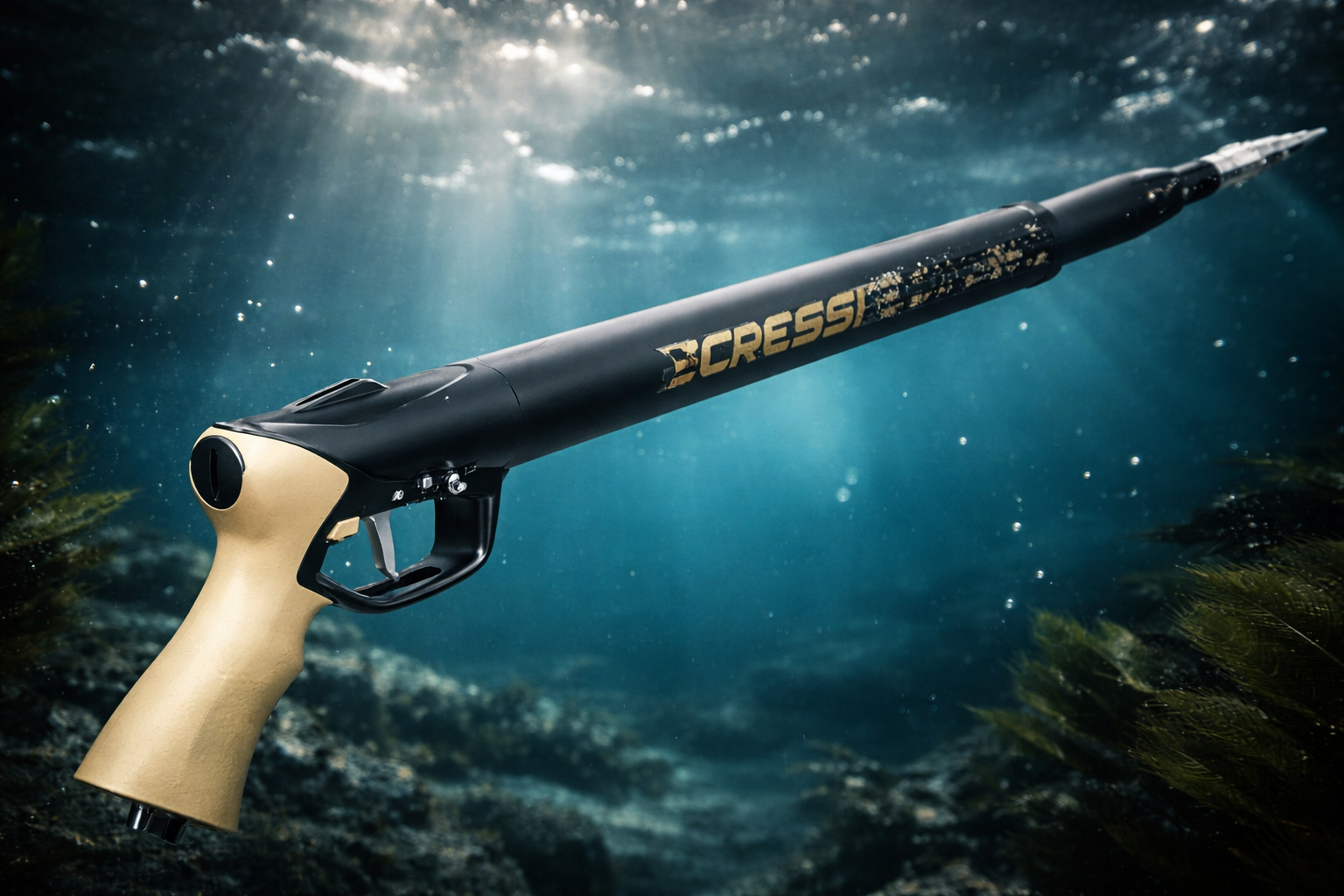 Buy Sling Short Gun Online | Buy Cressi High-Precision Pneumatic Speargun: Advanced Underwater Technology for New and Experienced Users: Mach Speargun - Designed in Italy Online