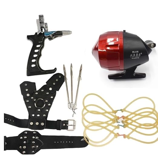 Buy Fishing Slingshot with Red & Metal Reel Online| Buy Fishing Sling Shot.