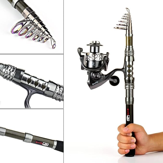 Buy Fishing Rod and Reel Combos Portable Telescopic Online