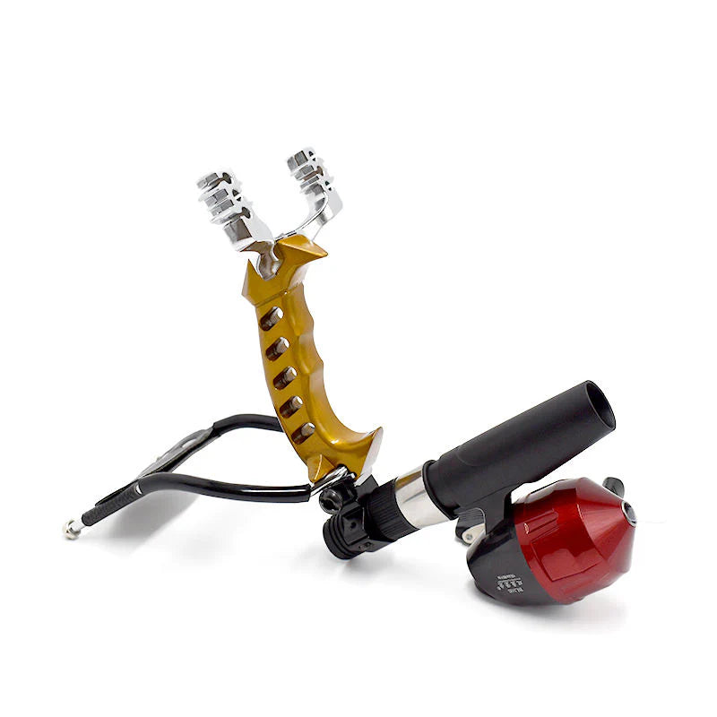 Buy  Fishing Slingshot with Plastic and Metal Online|Buy Stainless Steel Fishing Slingshot with Plastic and Metal Reel Combo for Outdoor Fishing Slingshot Catapult