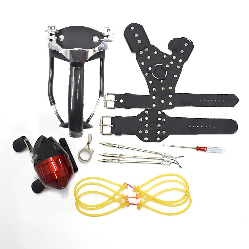 Buy  Fishing Slingshot with Plastic and Metal Online|Buy Stainless Steel Fishing Slingshot with Plastic and Metal Reel Combo for Outdoor Fishing Slingshot Catapult